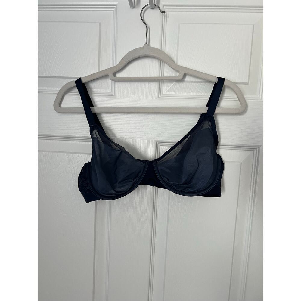 Soma Black & Blue Bra – Size 36D
